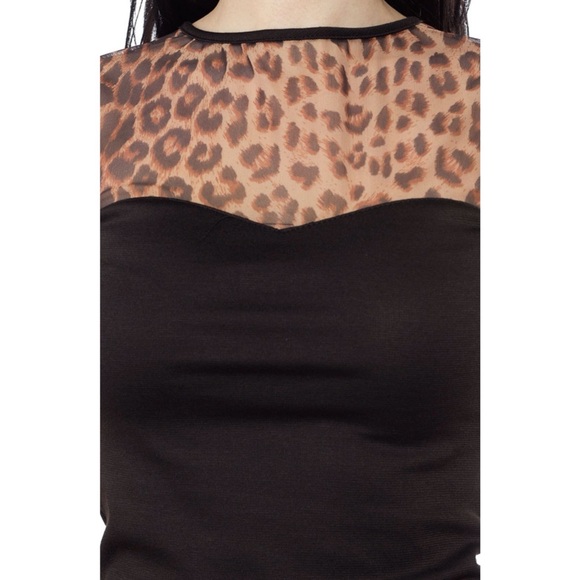 π₯ *Vintage Rock Steady Leopard Mesh Top* π₯ - Picture 8 of 8